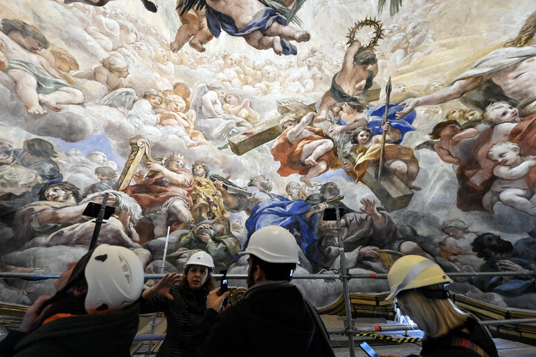 Restaurata la cupola di Pietro da Cortona alla Chiesa Nuova
