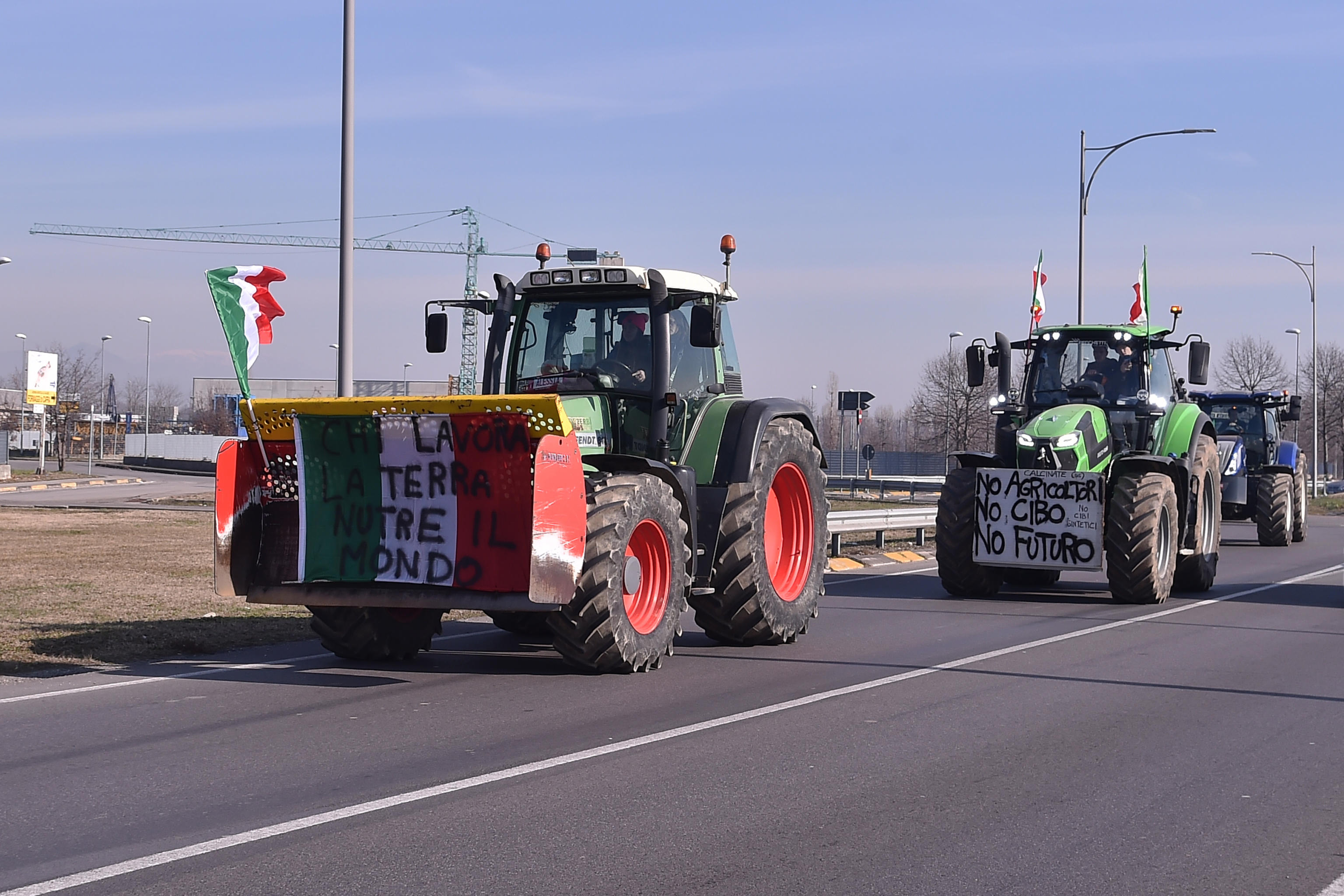 La protesta degli agricoltori