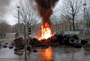 Protesta dei trattori: caos a Bruxelles