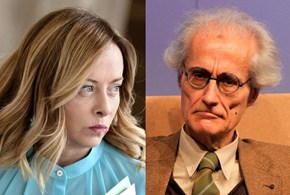 Meloni contro Canfora, De Gasperi contro Guareschi