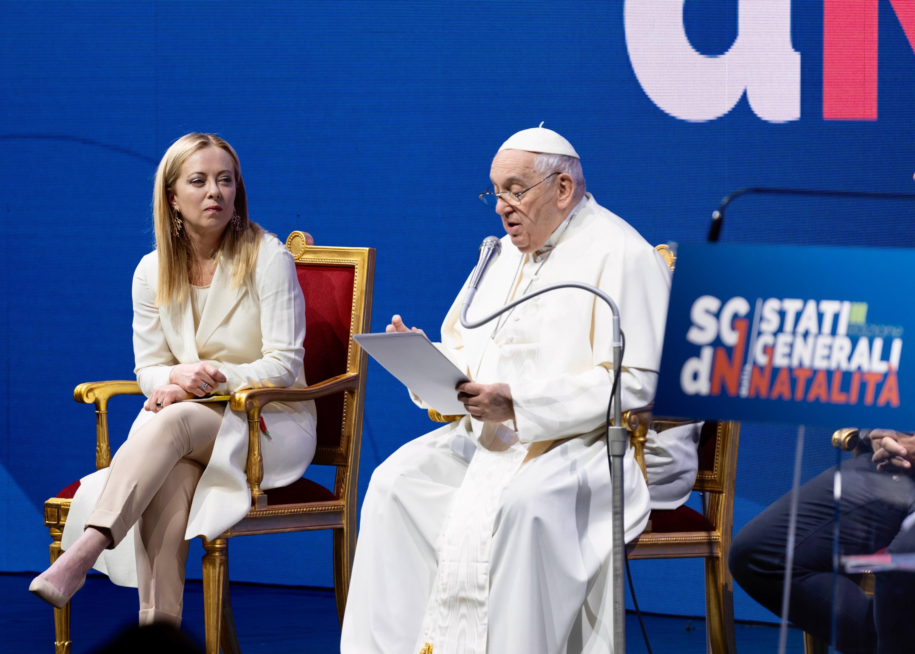 Giorgia e Papa Francesco