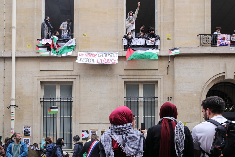Proteste Pro-Gaza, occupazione a Sciences Po