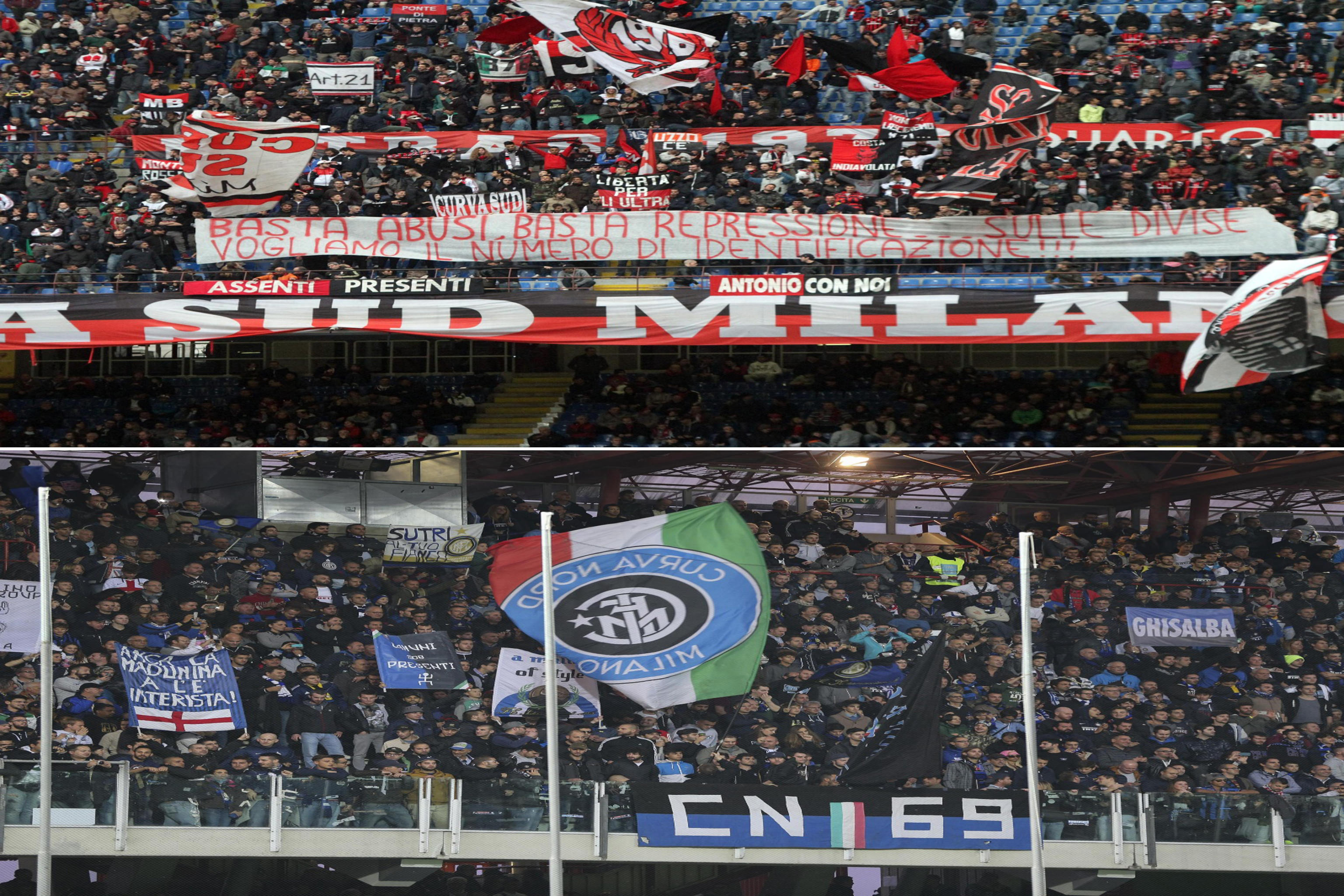 Alleanza “a delinquere” fra ultras di Milan e Inter