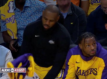 LeBron e Bronny, padre e figlio insieme sul parquet
