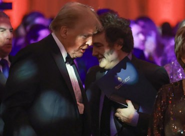 Trump a Mar-a-lago festeggia con Milei