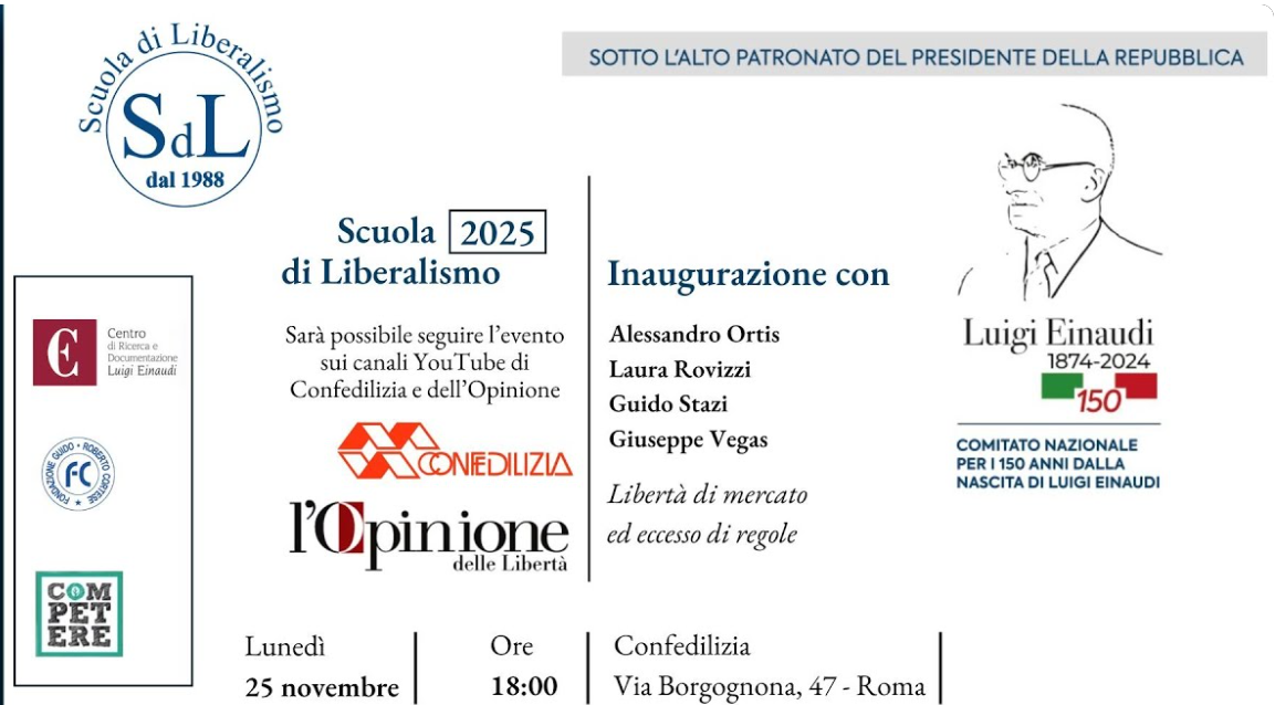 Inaugurazione della Scuola di Liberalismo (Video)