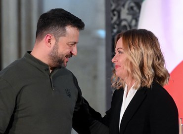 Bruxelles, incontro Meloni-Zelensky “per una pace giusta”