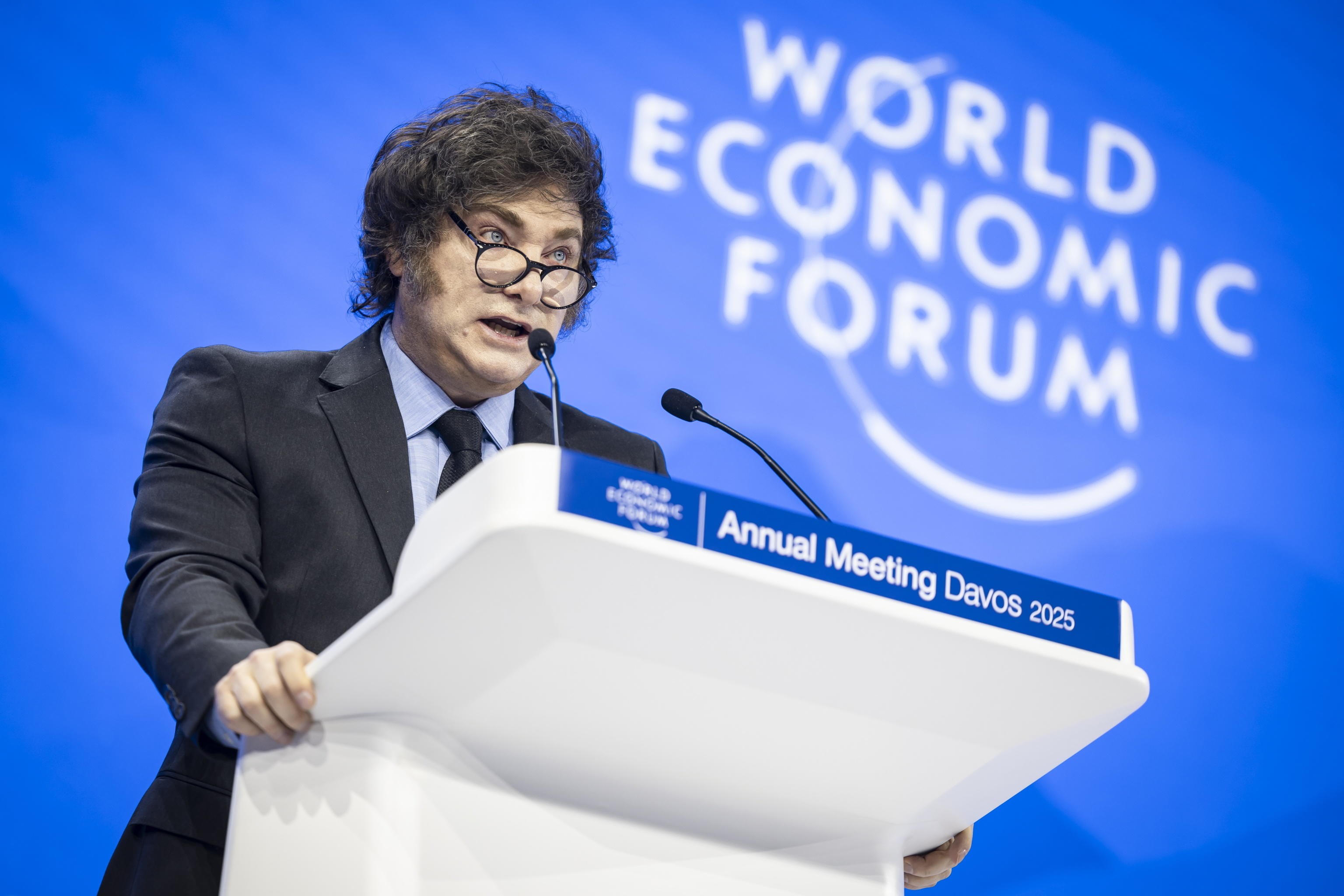 Milei a Davos: non sono solo