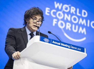 Milei a Davos: non sono solo