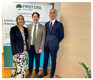 Eletto Claudio Stroppa alla guida di First Cisl Roma e Rieti