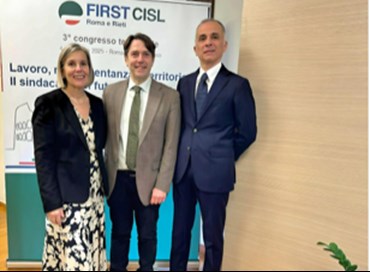 Eletto Claudio Stroppa alla guida di First Cisl Roma e Rieti