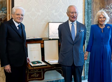 Carlo e Camilla a Roma incontrano Mattarella