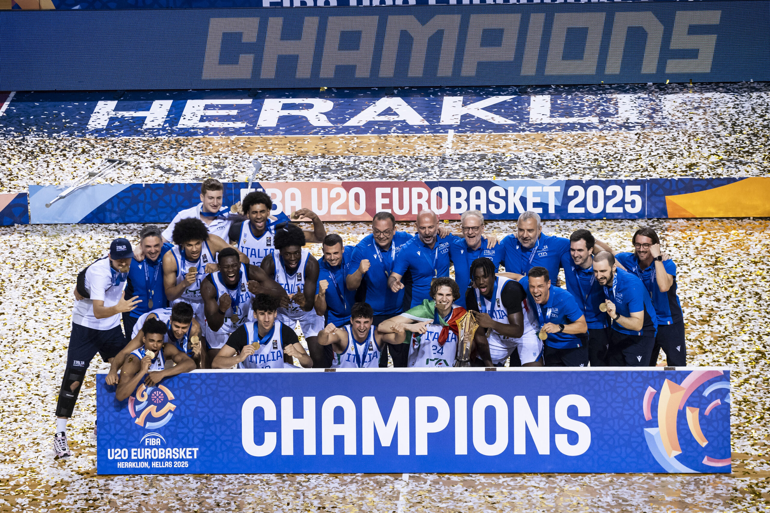 Basket: gli azzurri U20 sono campioni 