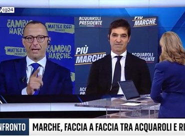 Regionali, scintille nel doppio confronto Acquaroli-Ricci