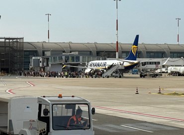 Ryanair: un aereo in meno per Roma