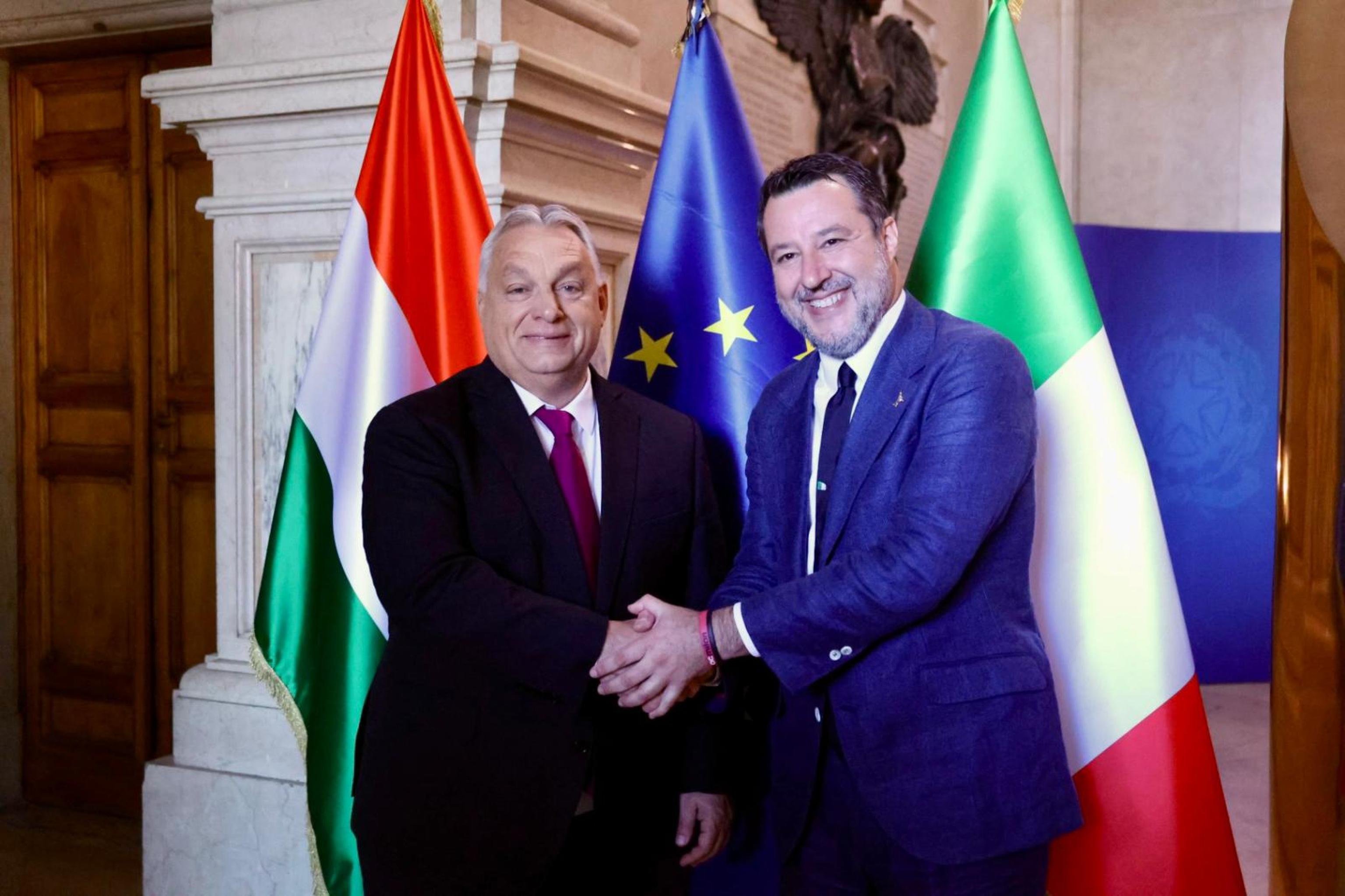 La visita di Orbán a Roma, oggi l’incontro con Salvini