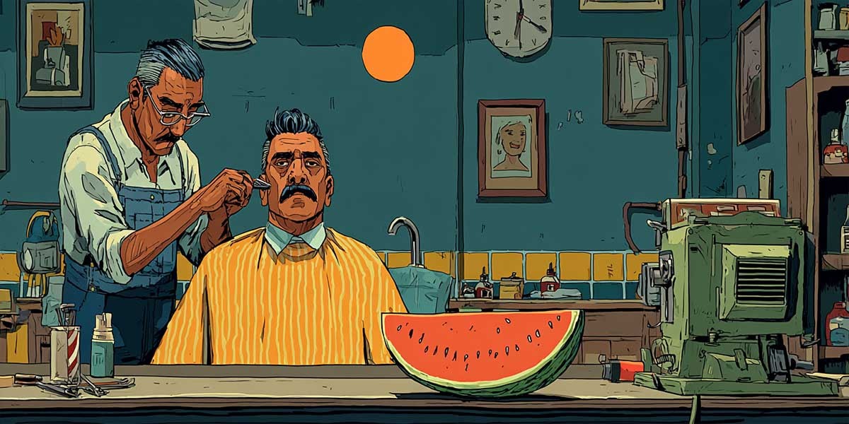 I barbieri italiani e le angurie argentine