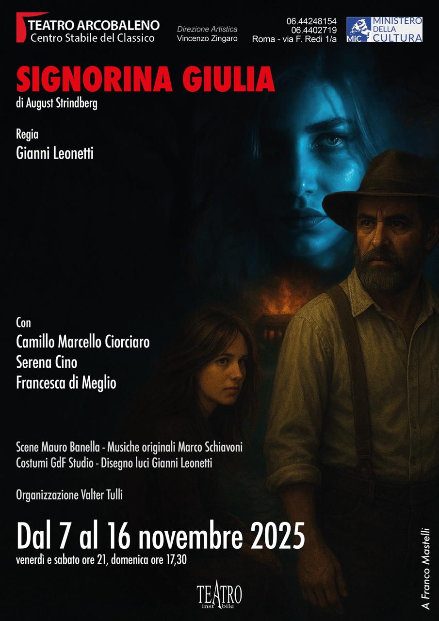 “Signorina Giulia”: Strindberg e la vertigine dell’animo umano