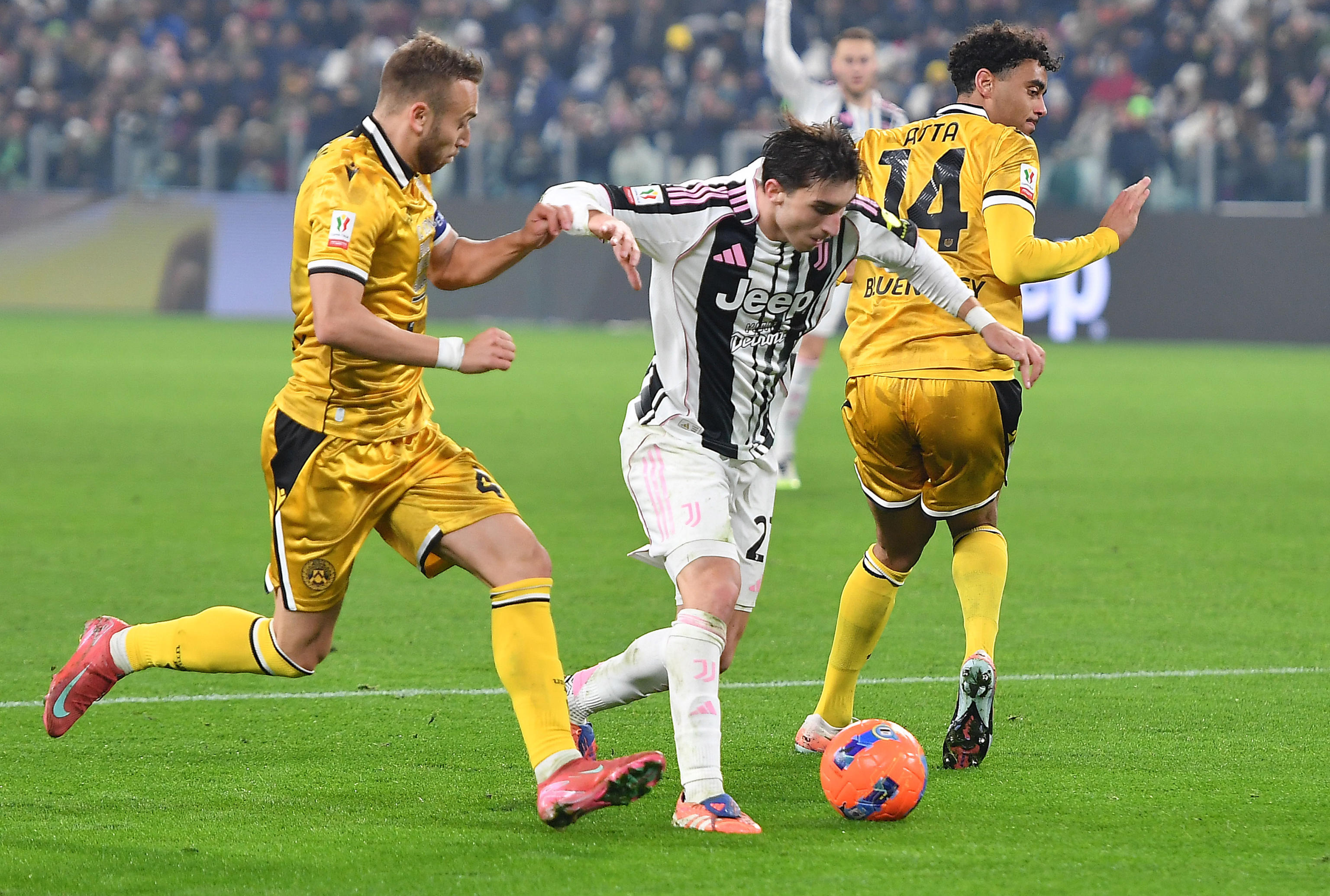 Coppa Italia: la Juve batte l’Udinese e vola ai Quarti