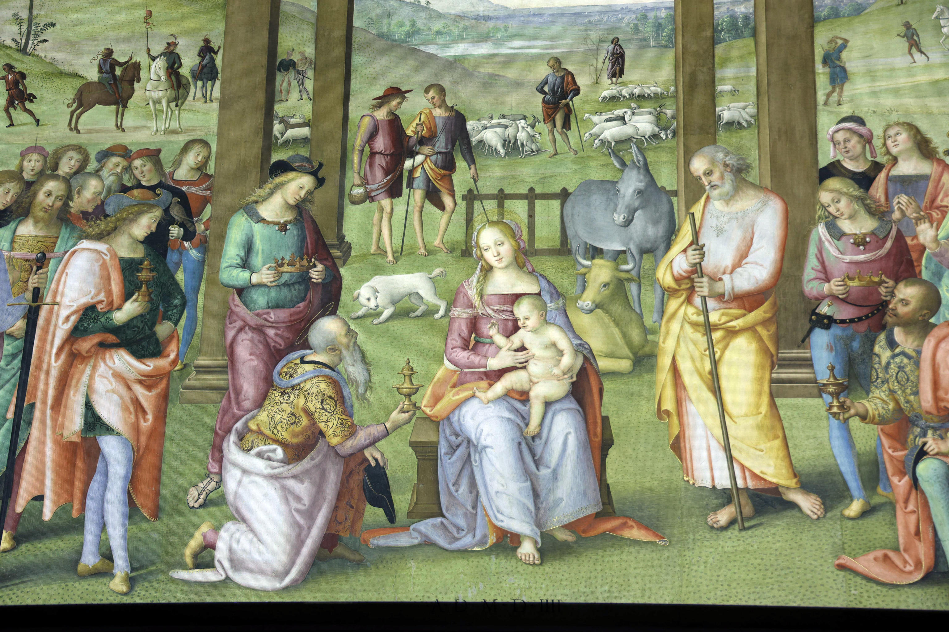 Gesù bambino in casa famiglia