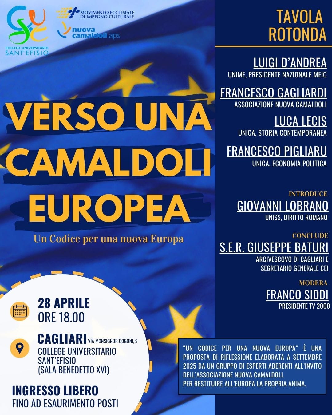 Per una nuova Camaldoli europea