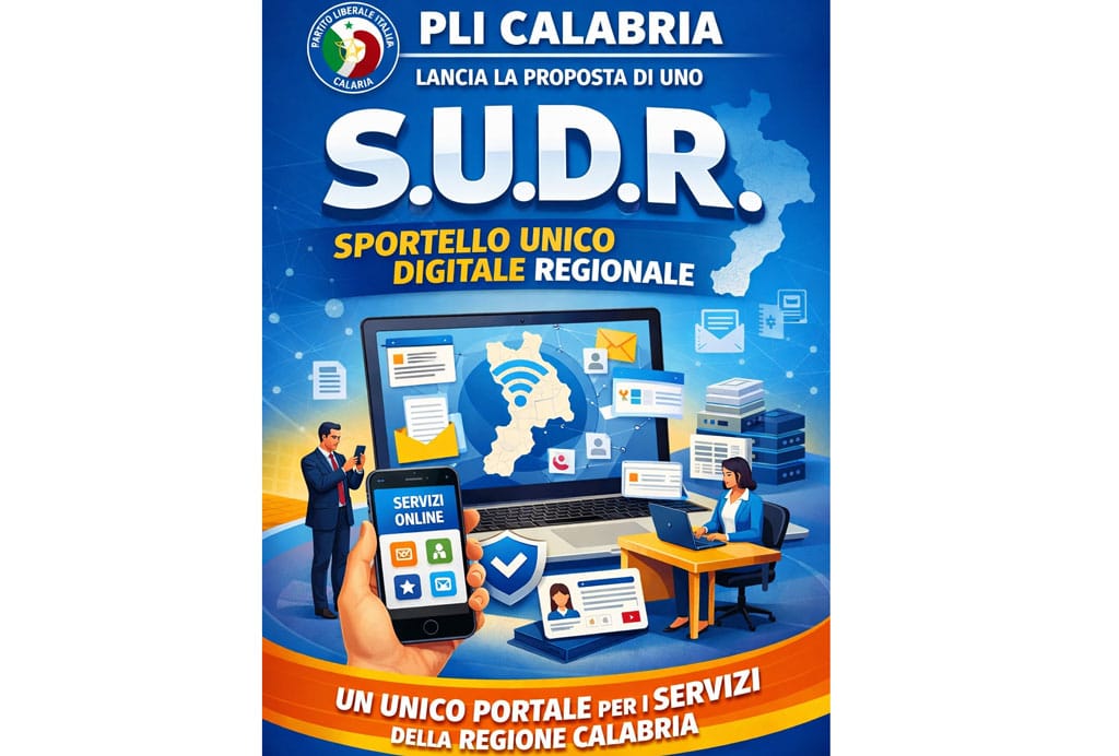 Liberali Calabria: nasce il progetto dello “Sportello Unico Digitale Regionale”
