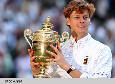Wimbledon: Sinner trionfa ancora