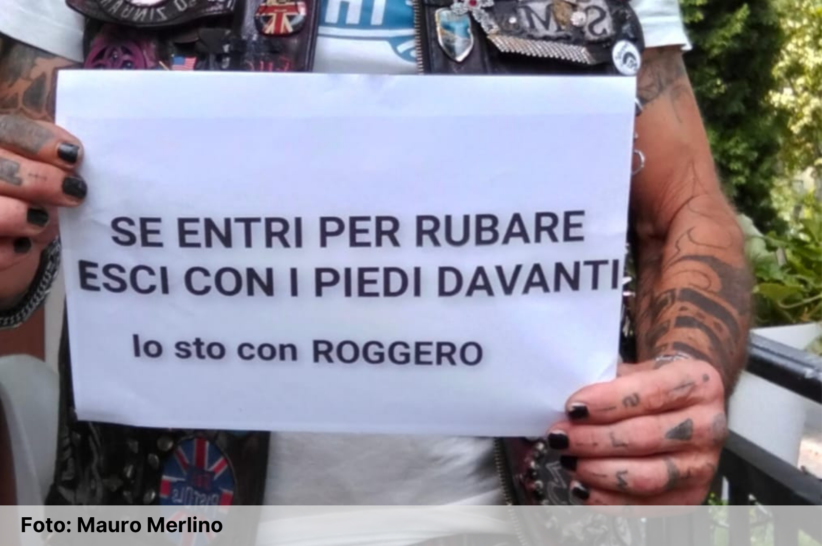 Se entri per rubare, esci con i piedi davanti